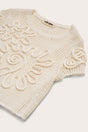 KIDS ILEANA TOP & BOTTOM SET - OFF WHITE