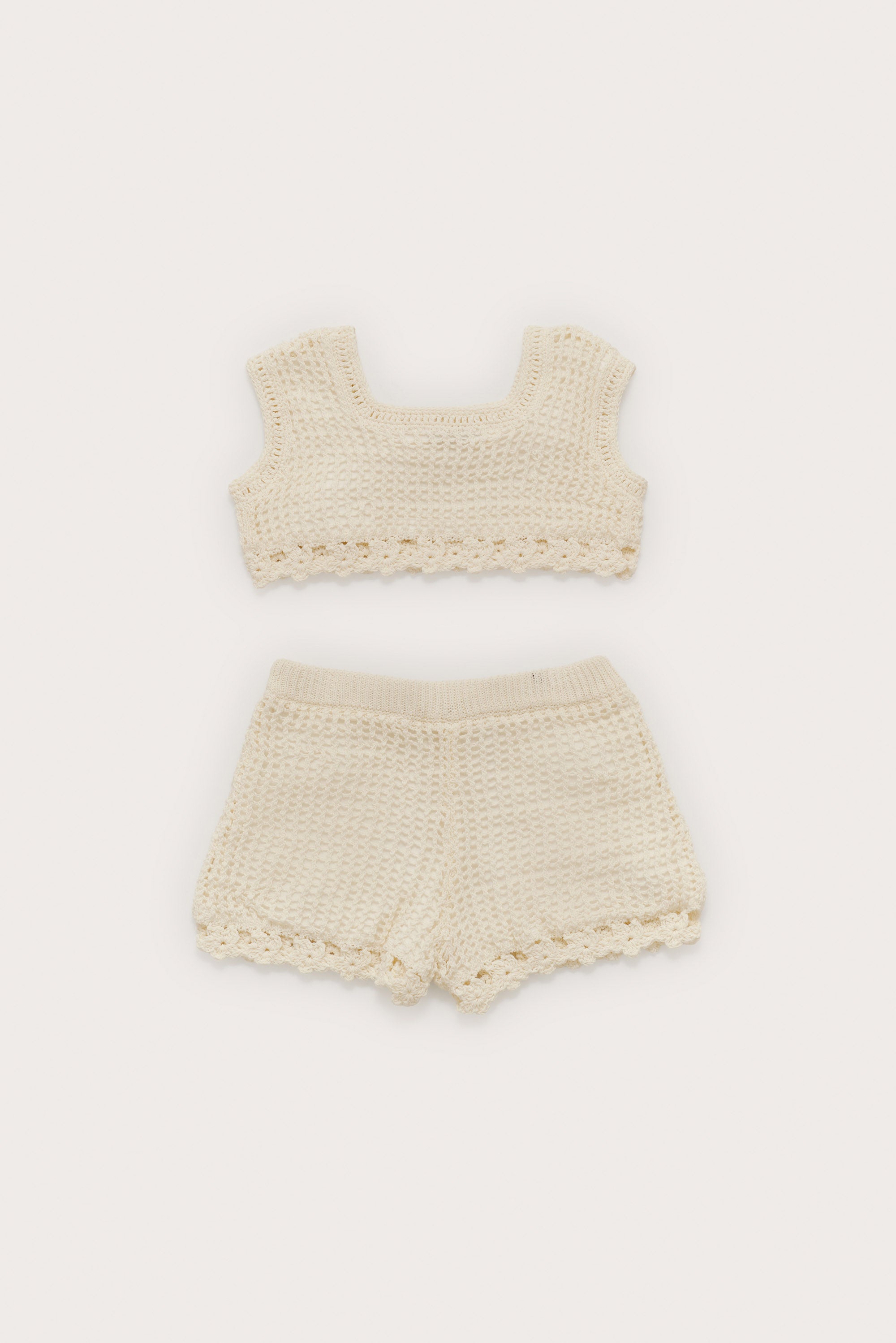 BABY JANA SET - OFF WHITE
