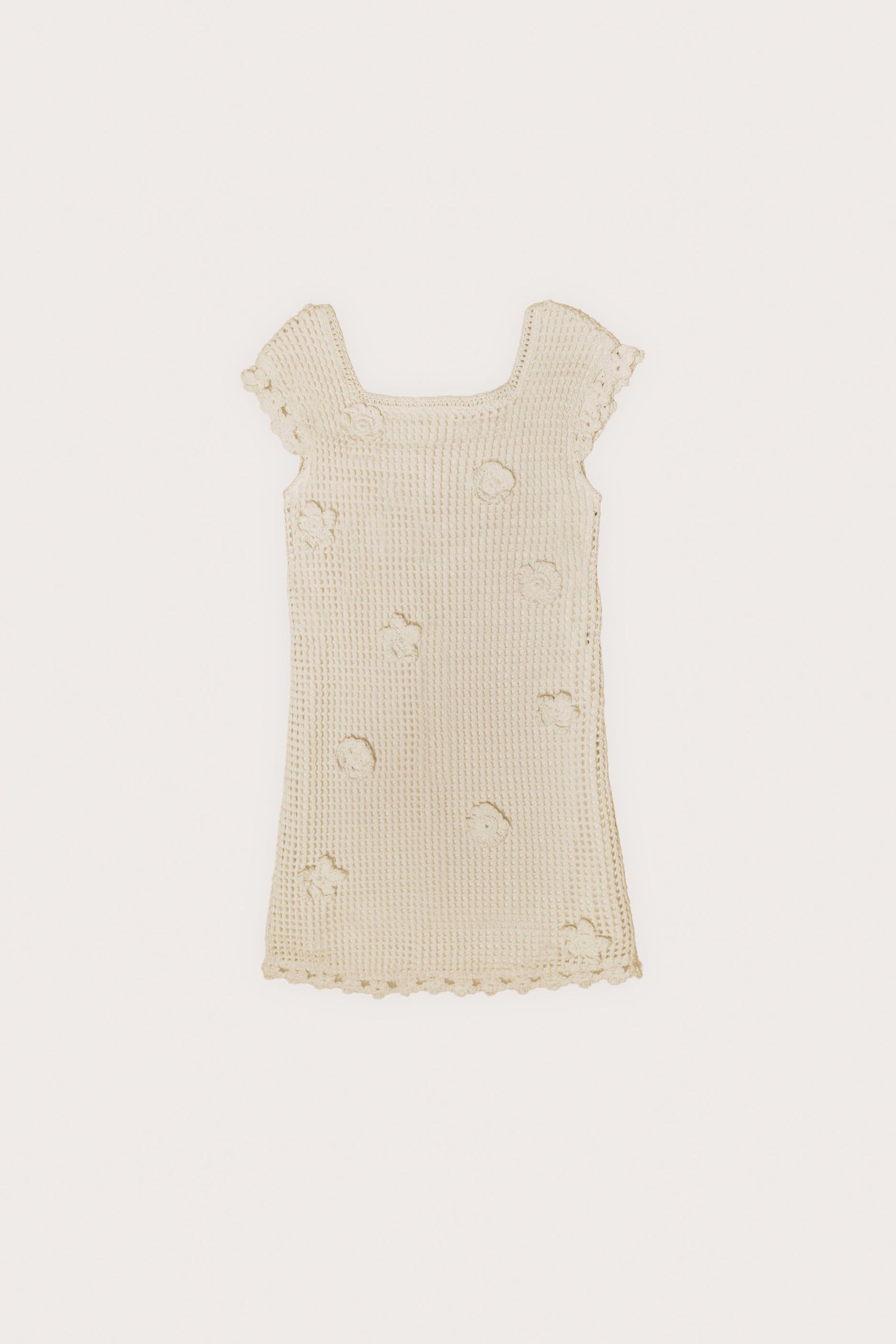 KIDS JANIE DRESS - OFF WHITE