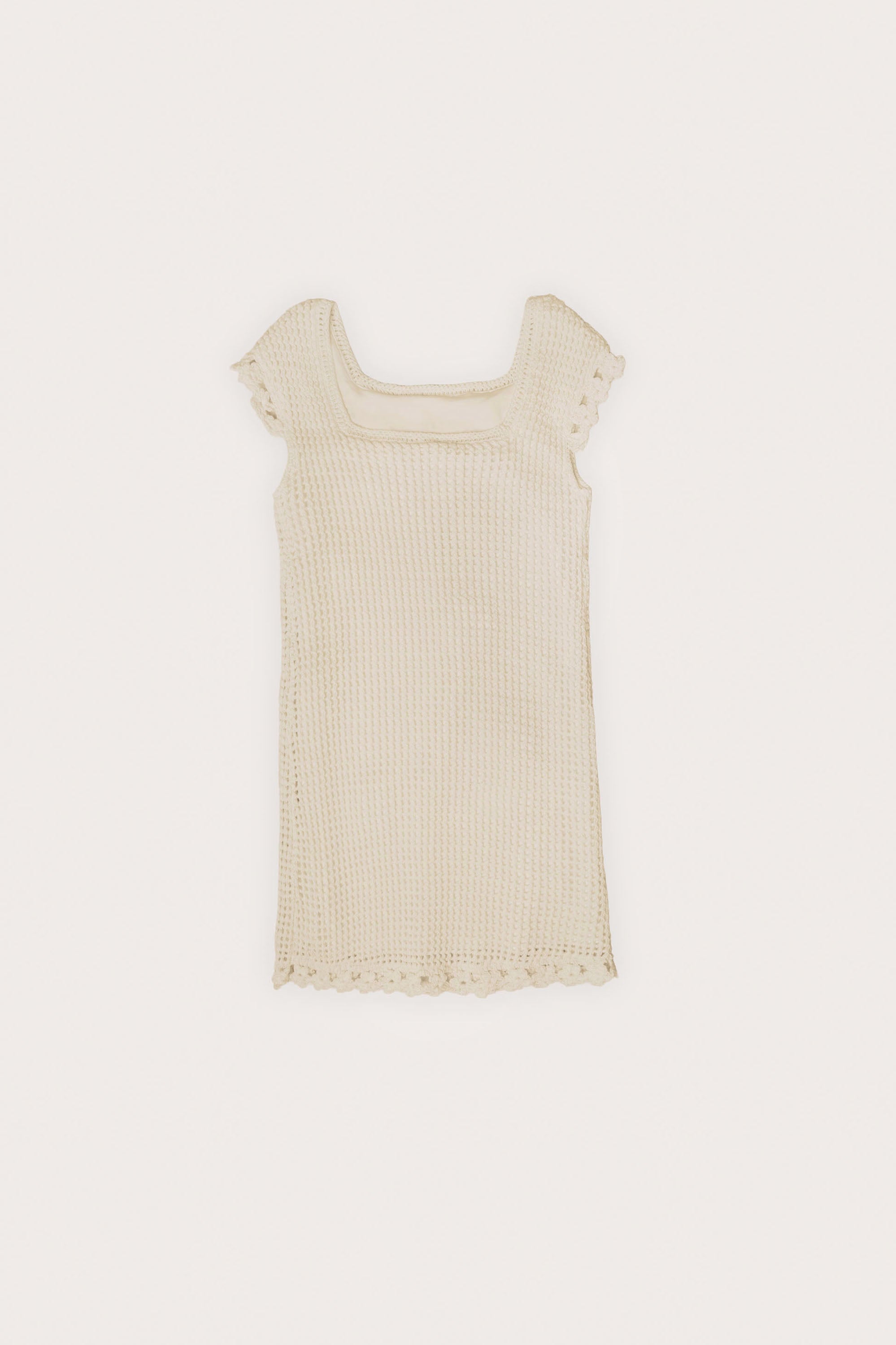 KIDS JANIE DRESS - OFF WHITE