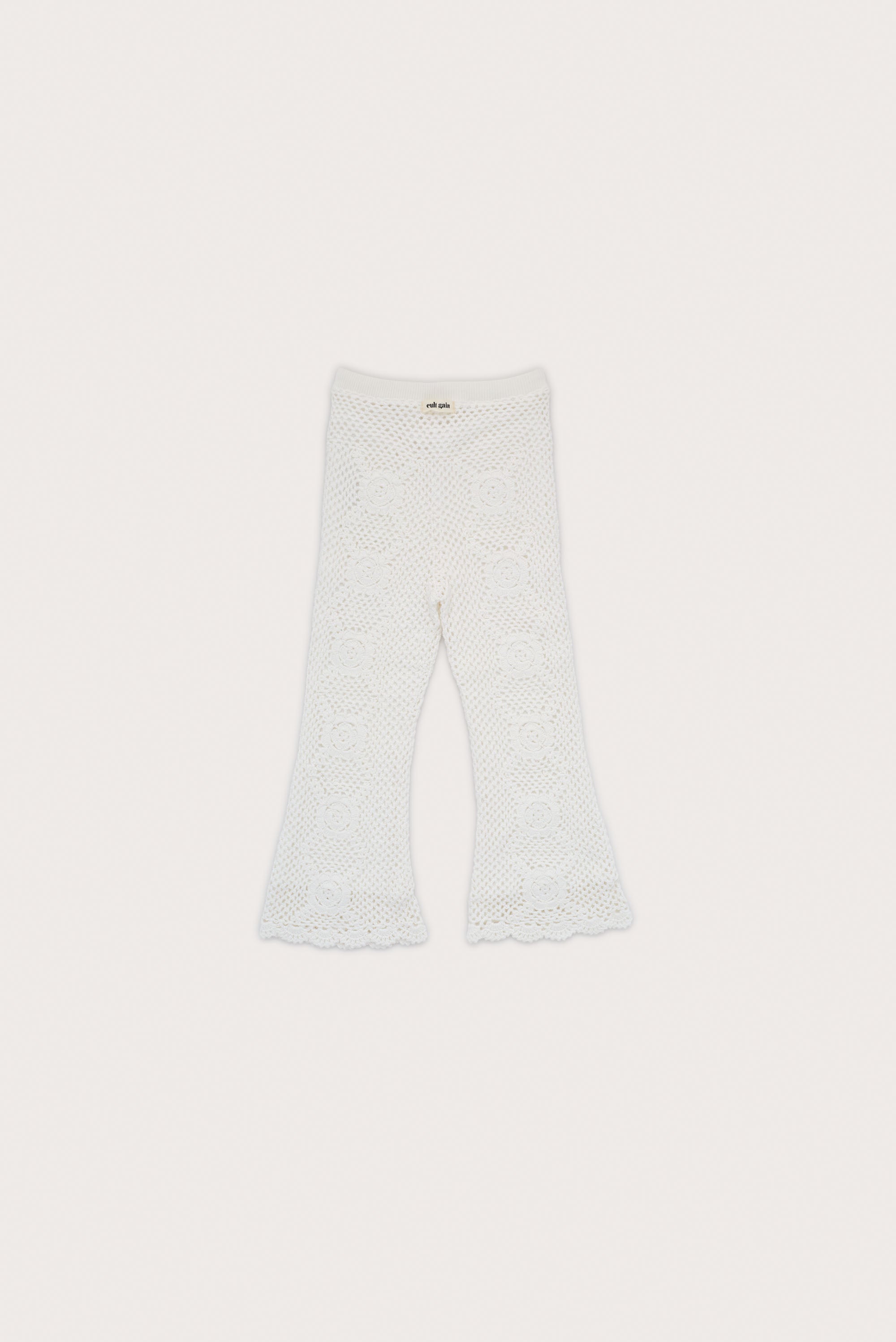 JESSI KIDS CROP PANT - OFF WHITE