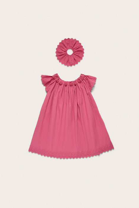 KIDS NATHALY DRESS - ROSETTE