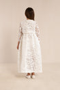 KIDS ISLA DRESS & JACKET - OFF WHITE