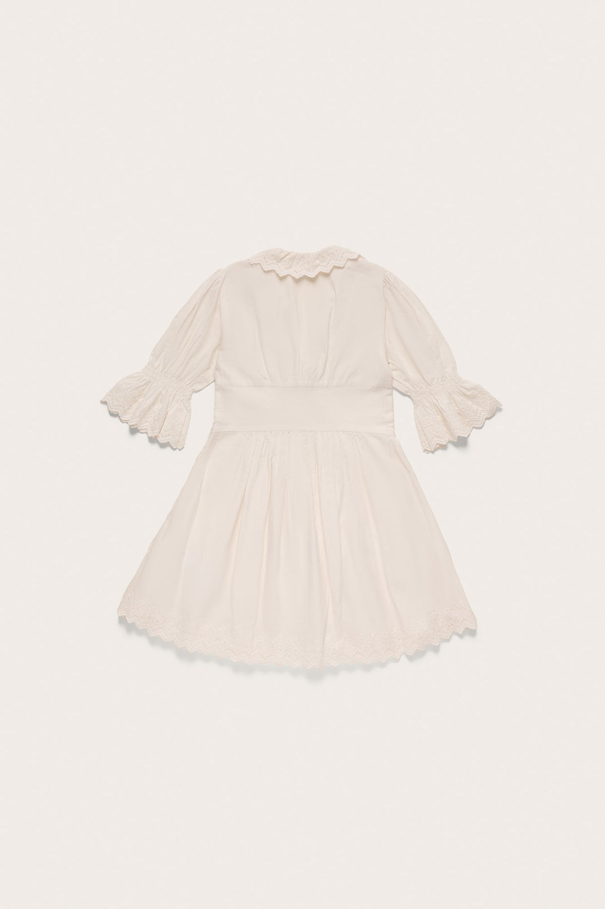 KIDS WILLOW DRESS - OFF WHITE