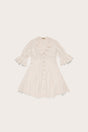 KIDS WILLOW DRESS - OFF WHITE