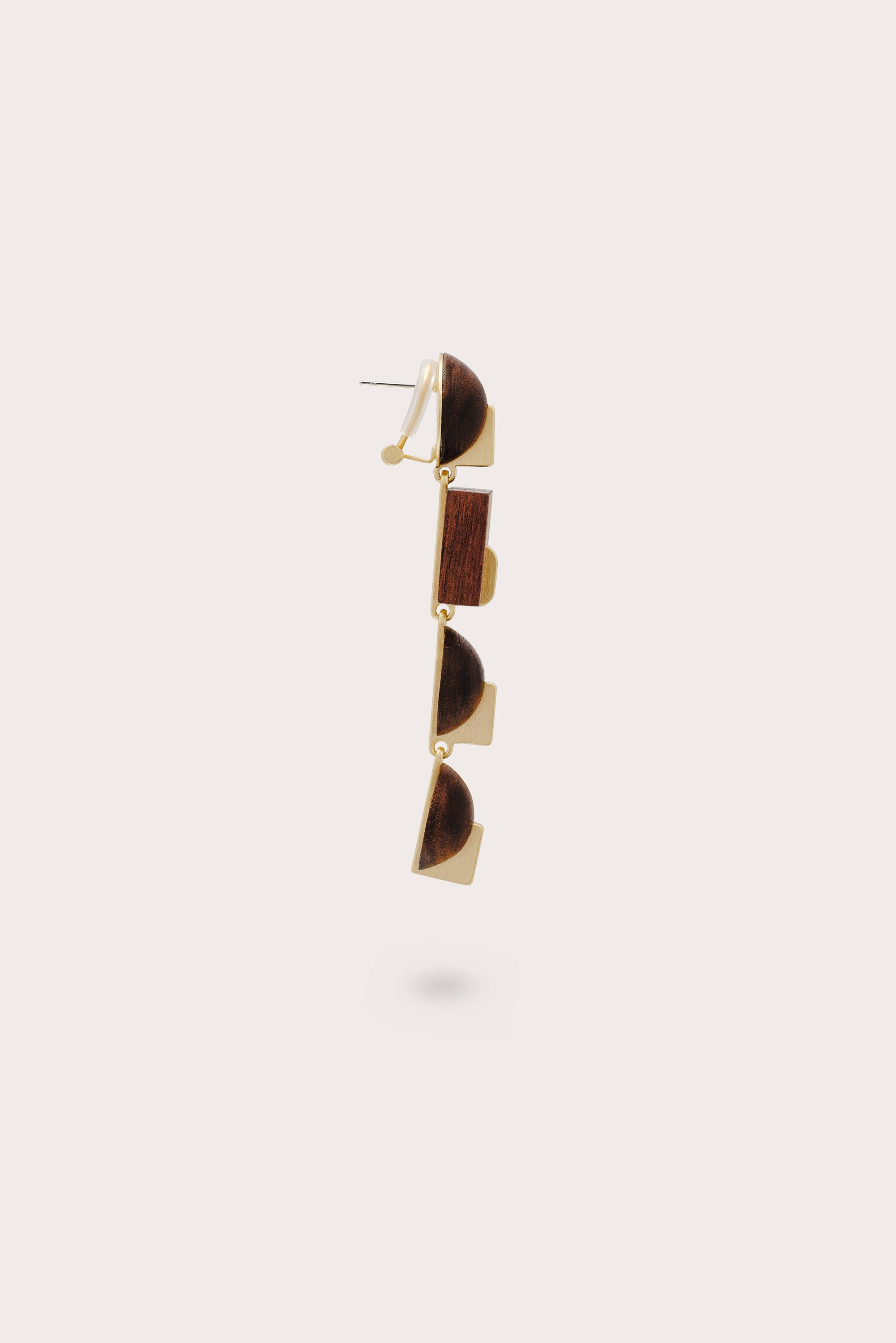LAGUNA EARRING - WALNUT