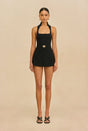 LAKSHMI KNIT TOP - BLACK