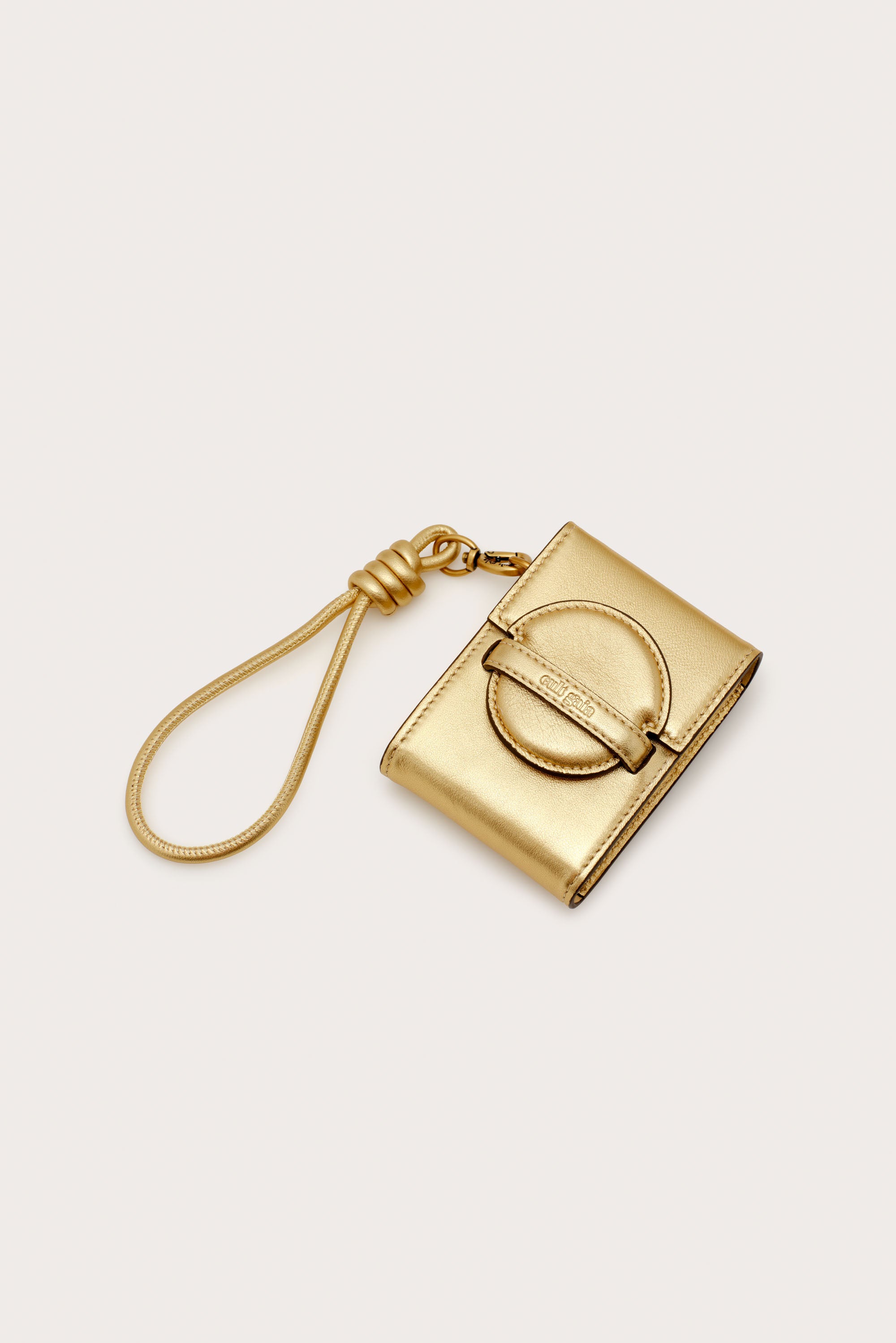 LEO PLAYING CARDS & CASE - BRASS