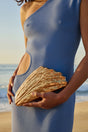 DELVINA CLUTCH - ANTIQUE BRASS