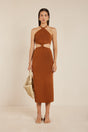 CAMERON KNIT DRESS - AMBER