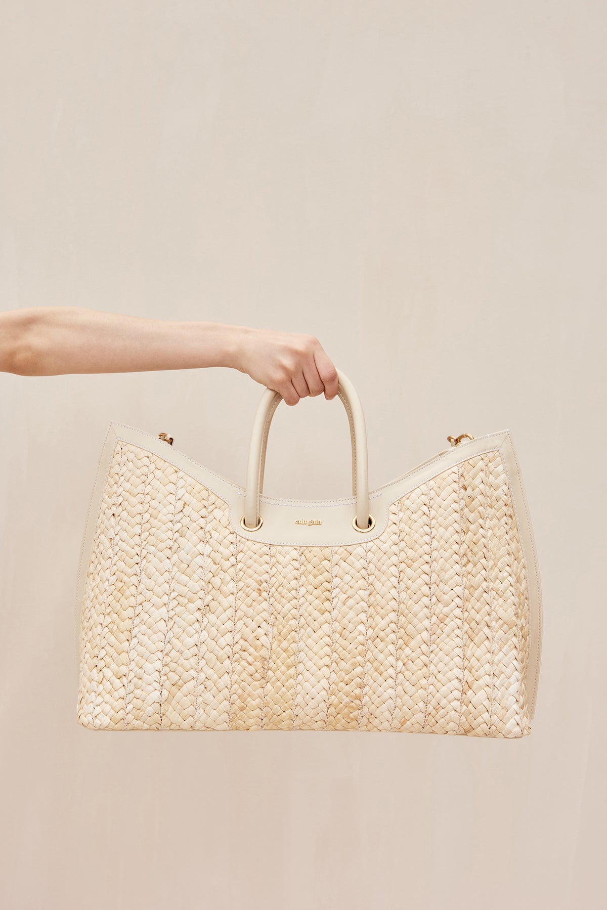 IDALIA WEEKENDER BAG - NATURAL