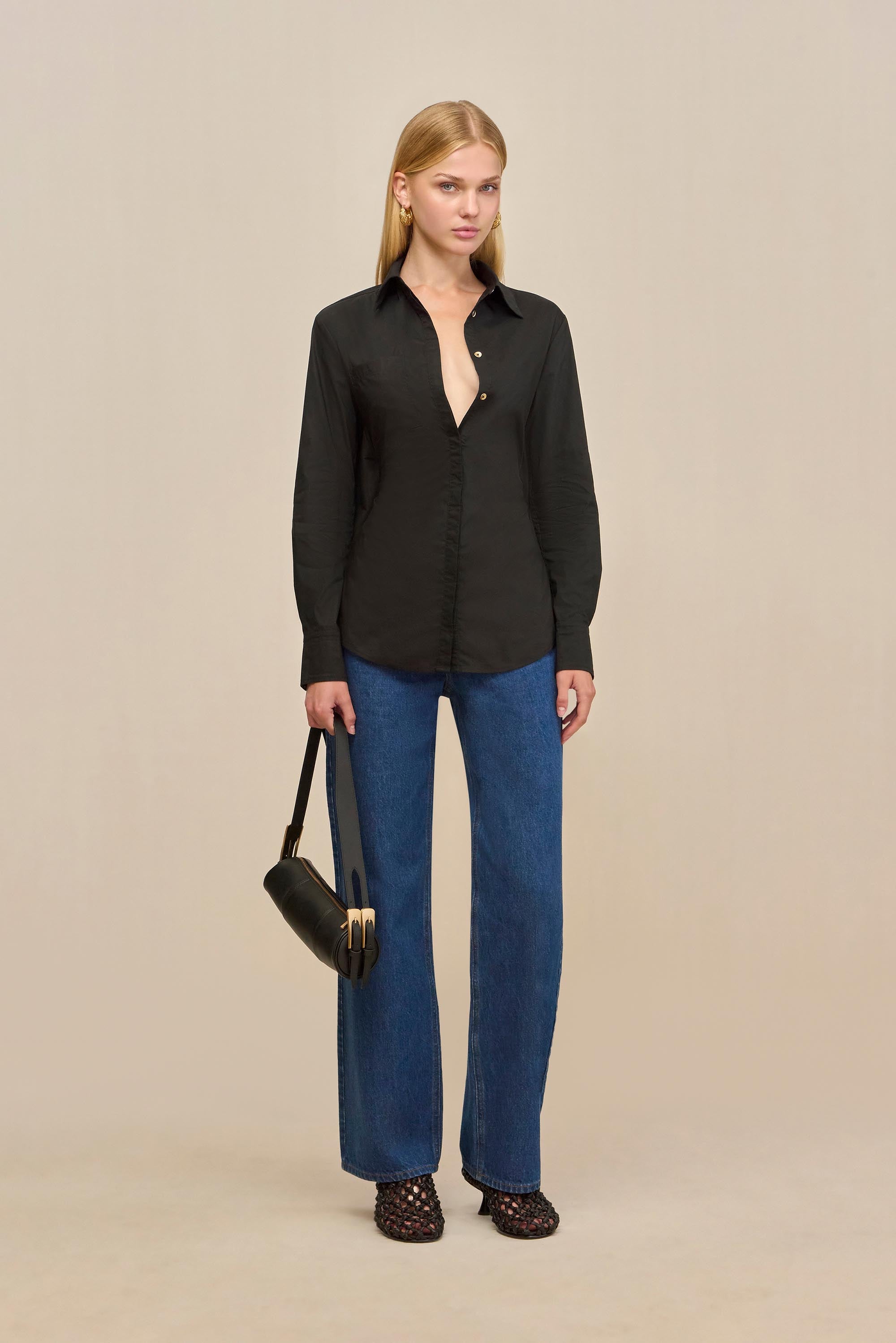 LAINA SHOULDER BAG - BLACK