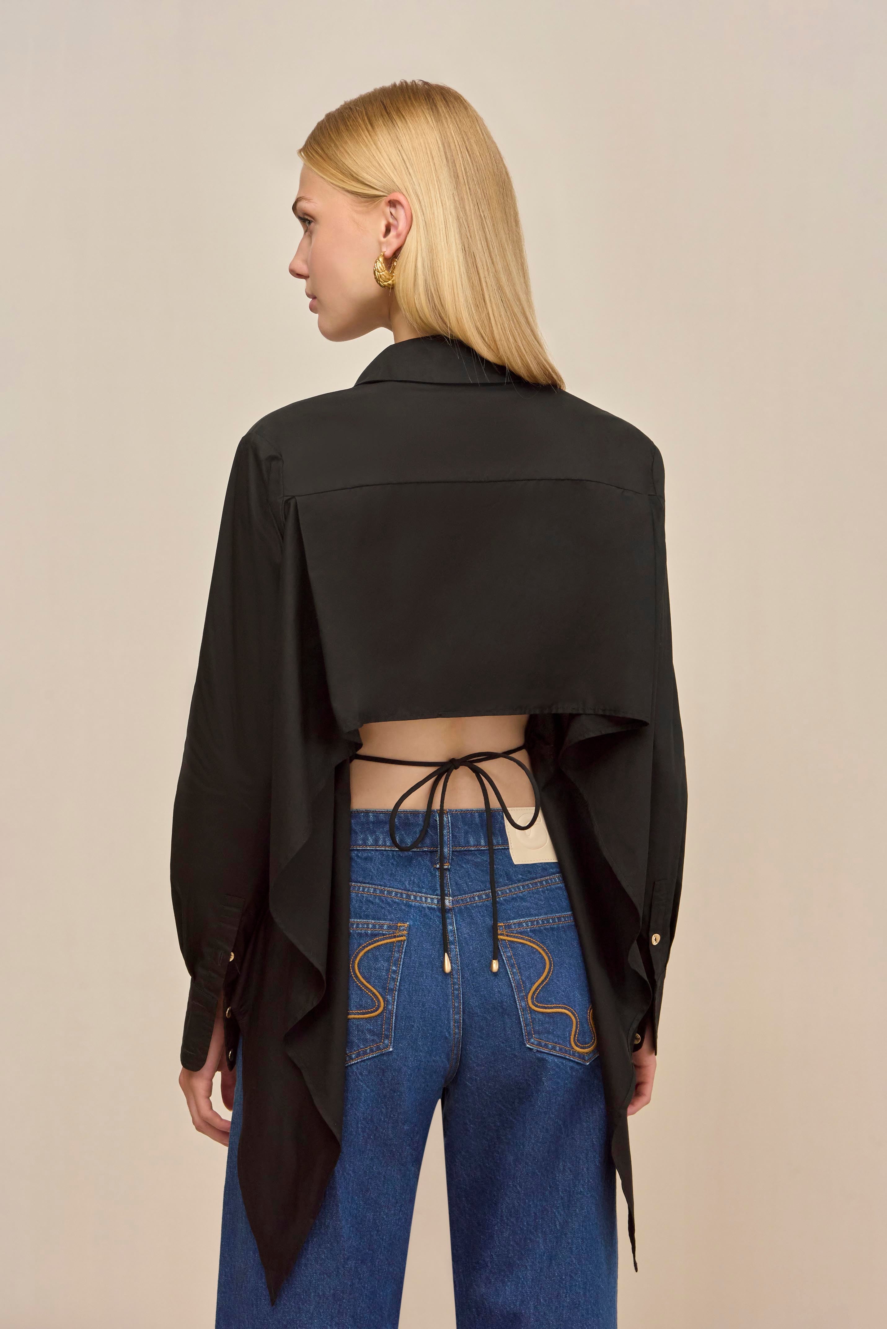 EMELYN TOP - BLACK