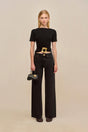 ELLEN KNIT TOP - BLACK