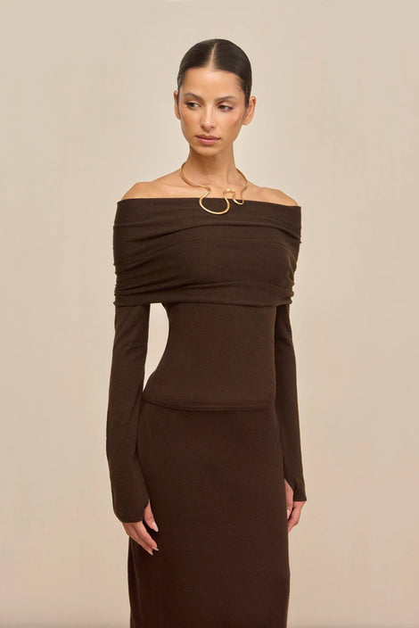 NADINE SKIRT - DARK JAVA