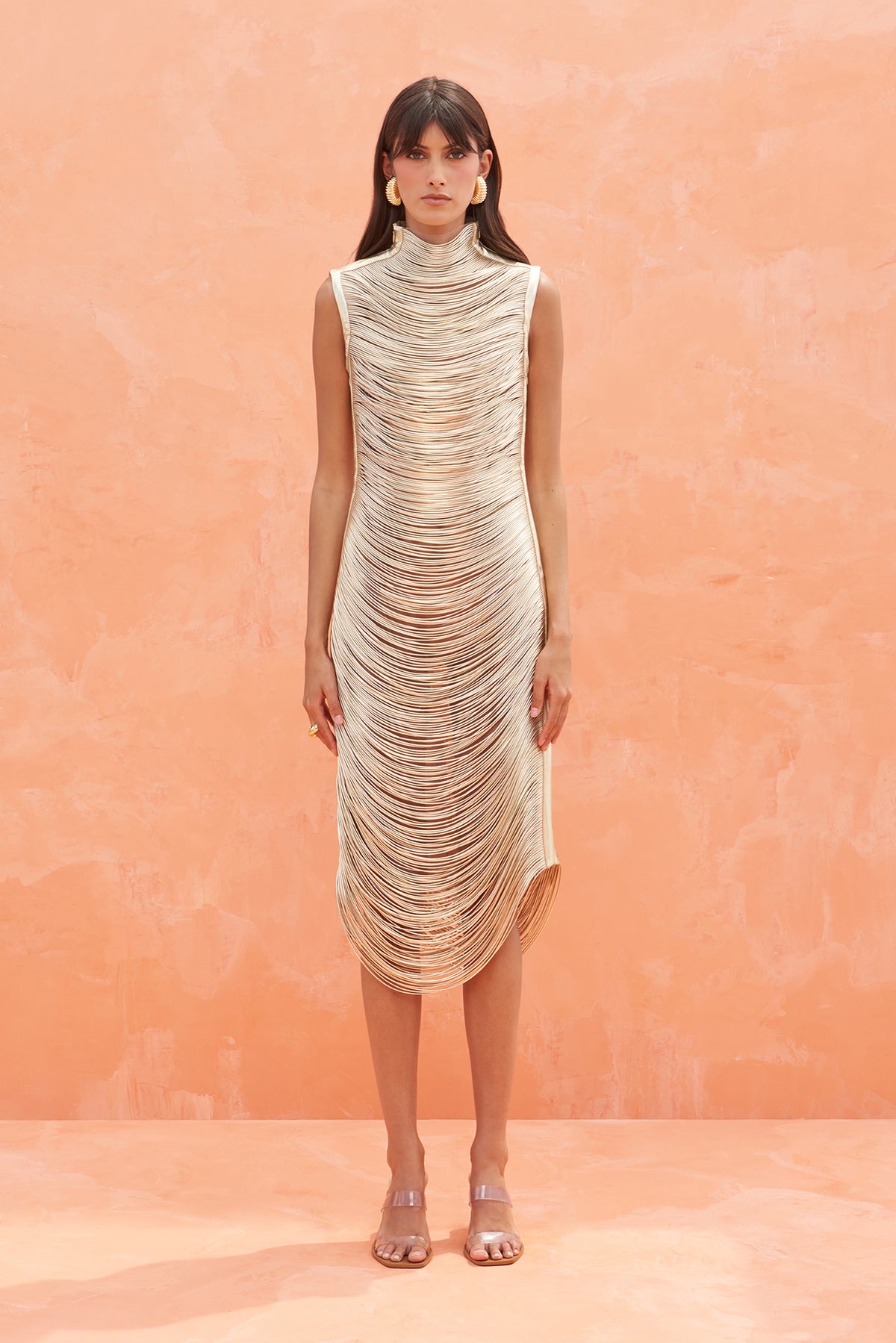 HEIDI DRESS - GOLD