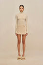 CORNELIA SKIRT - OATMEAL