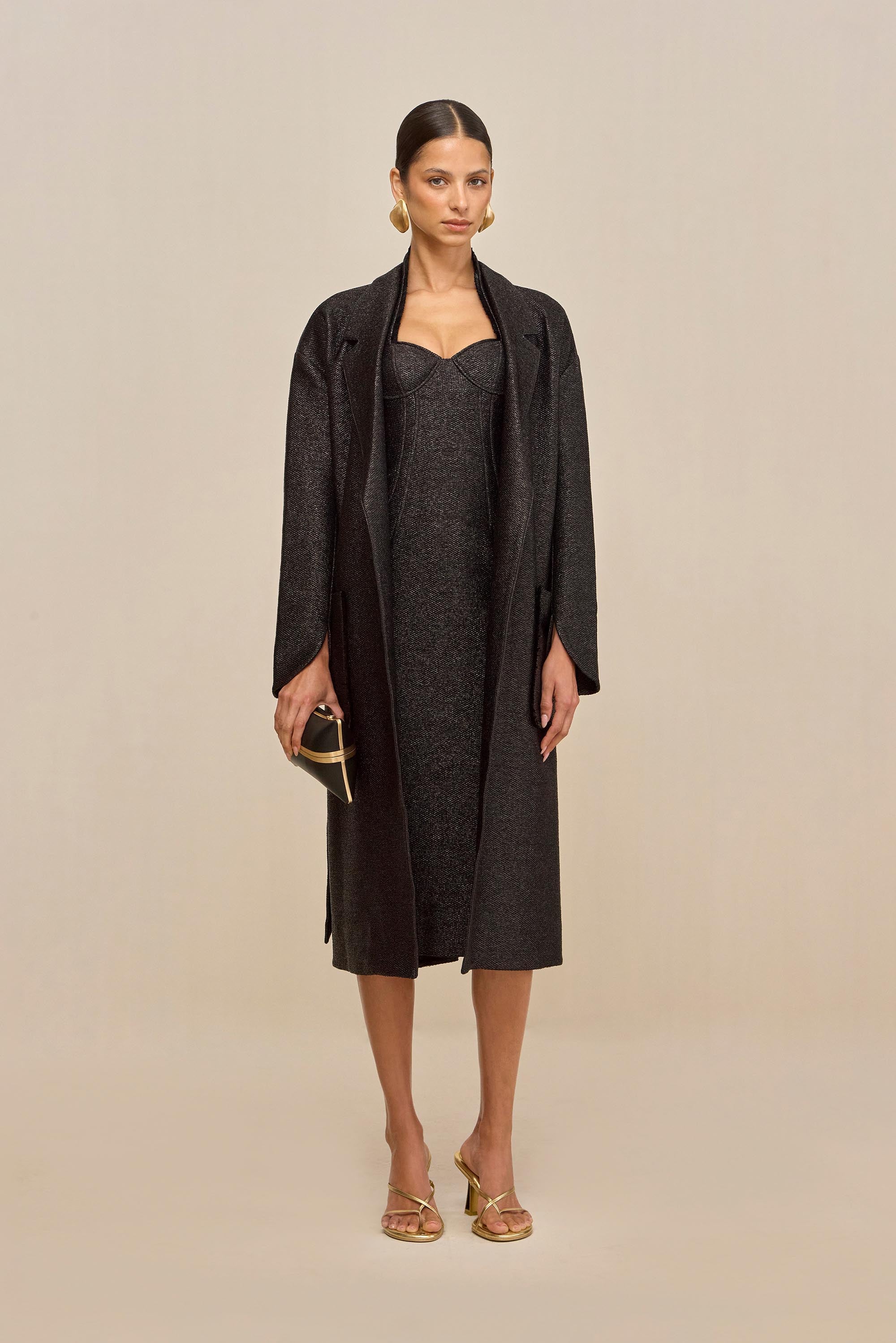 DREA COAT - BLACK