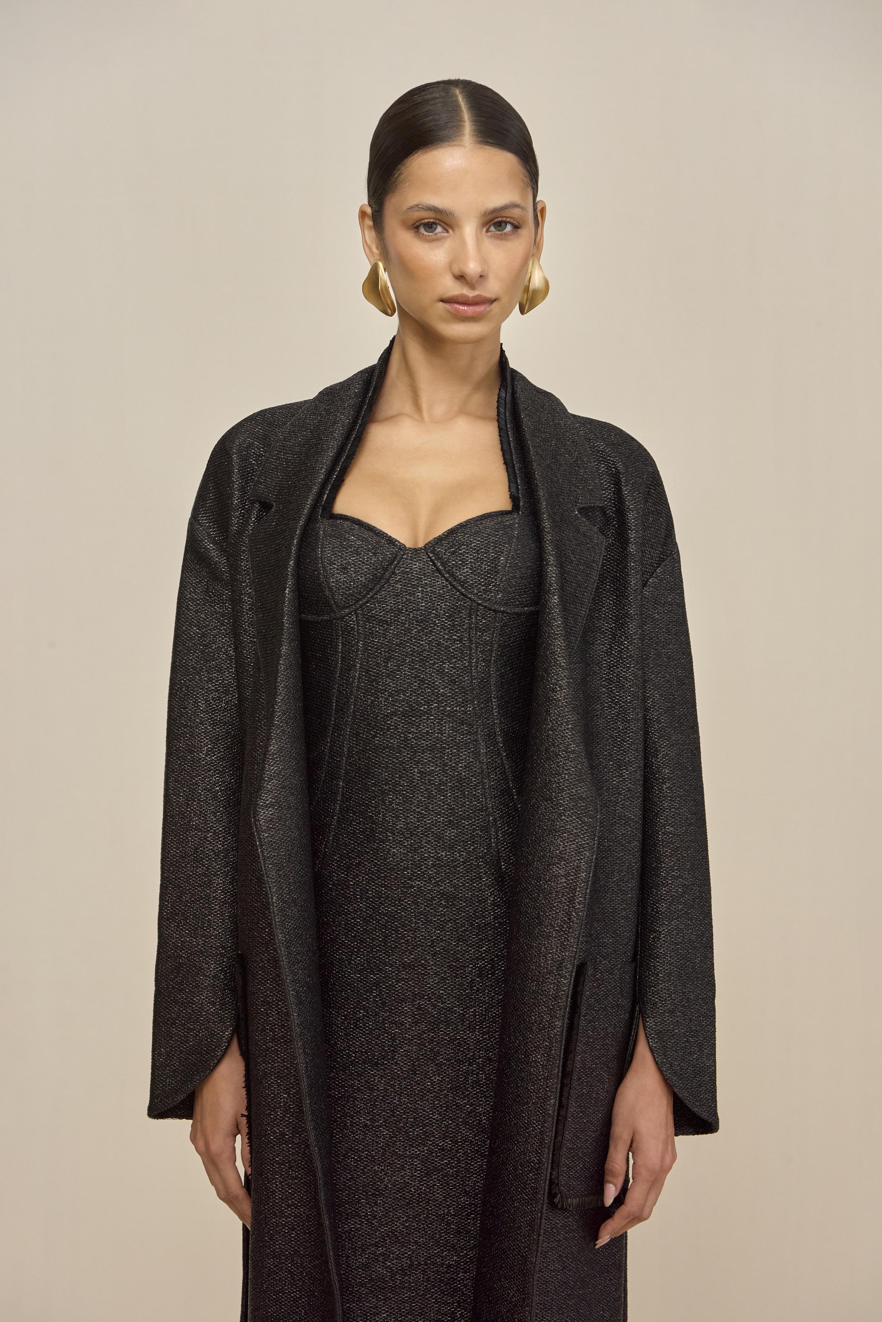 DREA COAT - BLACK
