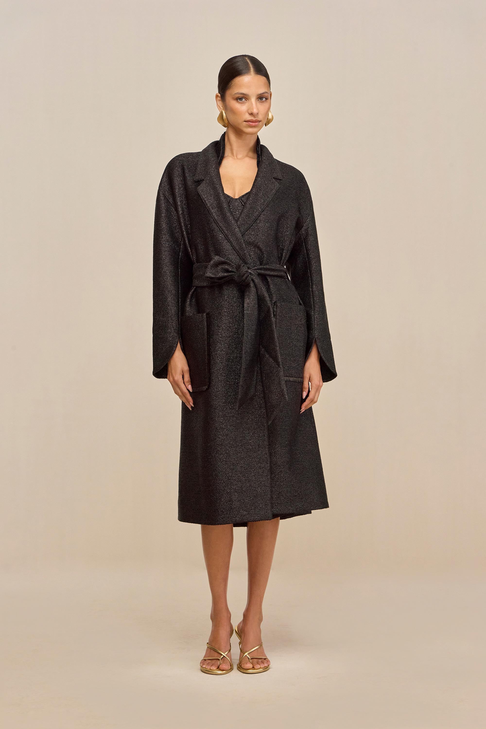 DREA COAT - BLACK