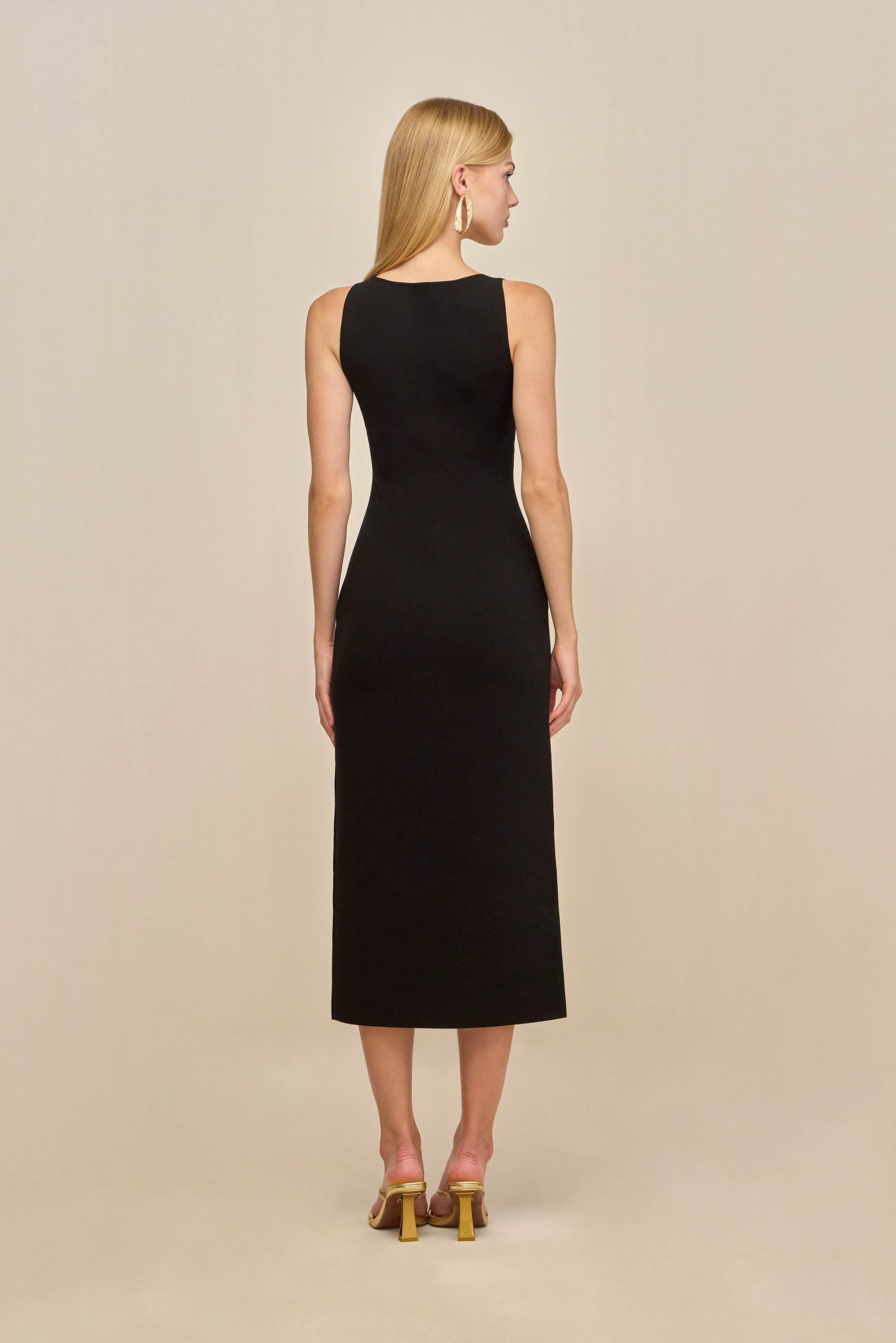 MARLA KNIT DRESS - BLACK