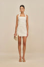 TYRISHA DRESS - OFF WHITE MULTI