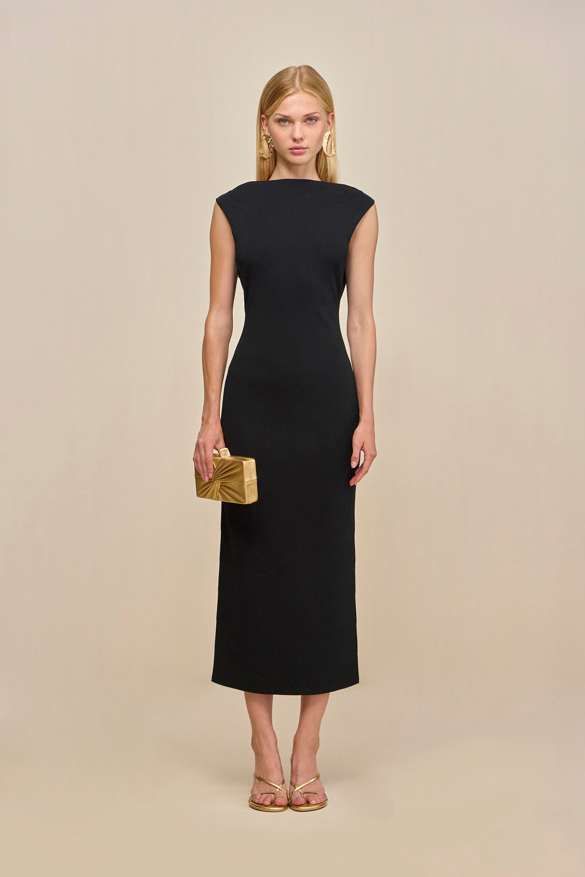 DEIRDRA DRESS - BLACK