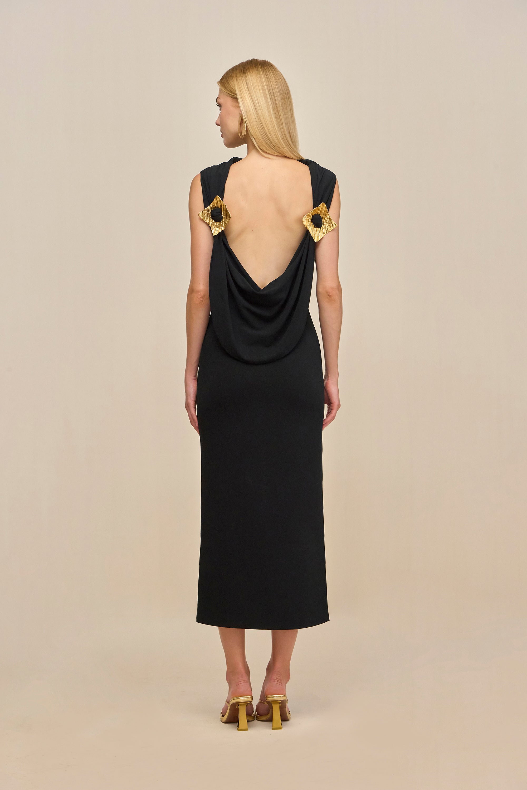 DEIRDRA DRESS - BLACK