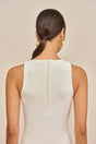 FRANCO KNIT DRESS - OFF WHITE