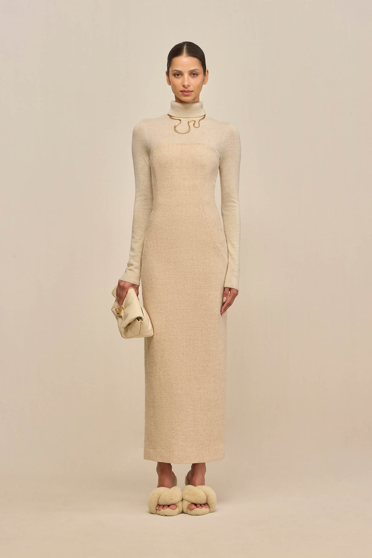 BETTINA DRESS - OATMEAL