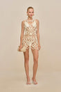 DANICA CROCHET DRESS - OFF WHITE