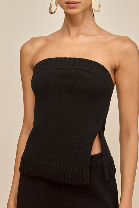 COREY KNIT CARDIGAN - BLACK