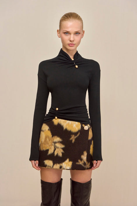 LINDEN COAT - WHEAT MULTI