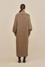 HOLLAND KNIT DRESS - OTTER