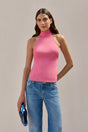 WAKE KNIT TOP - ROSETTE