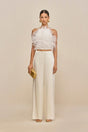 KORA PANT - OFF WHITE SILK