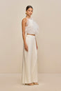 JOEY FEATHER TOP - OFF WHITE