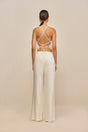 KORA PANT - OFF WHITE SILK