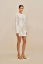 KAELA KNIT DRESS - OFF WHITE