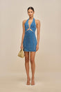 RUMI DRESS - MEDIUM STONE WASH