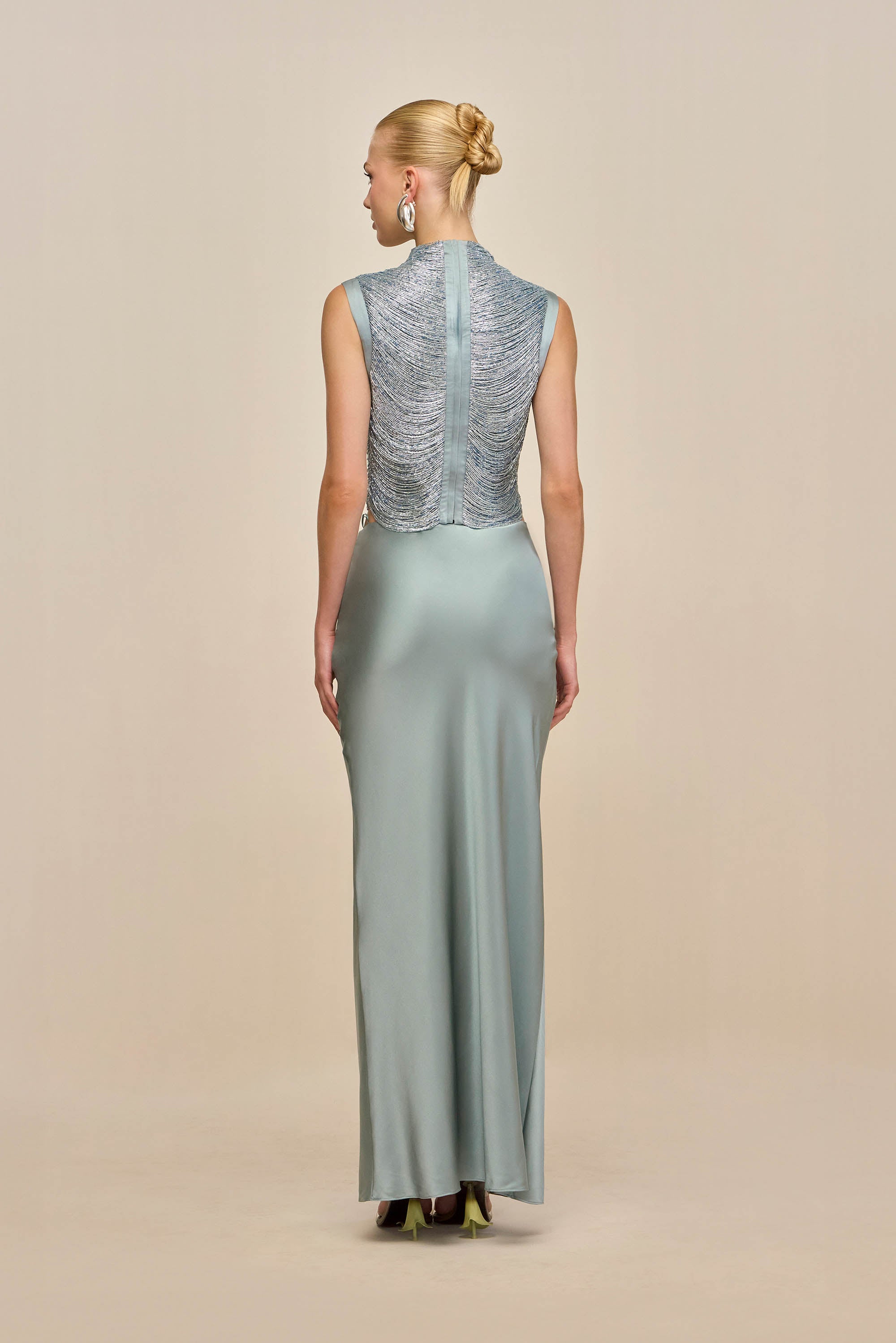 CHANTEL SKIRT - CELADON