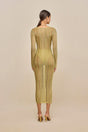 ESPEN KNIT DRESS - GOLD