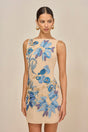 PAOLINA DRESS - DEEP LAKE MULTI