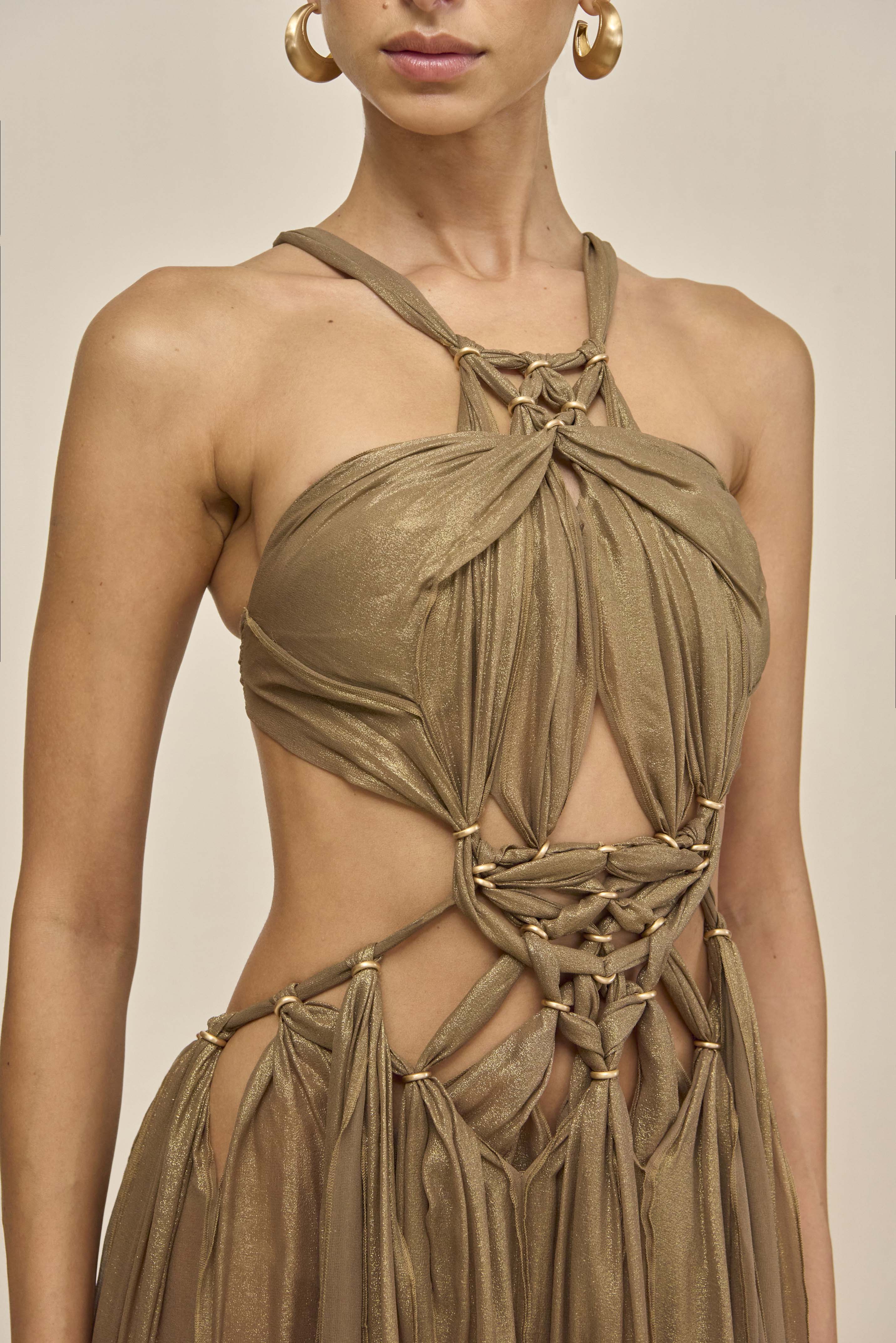 ALEXA GOWN - GOLD