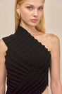DEL KNIT TOP - BLACK