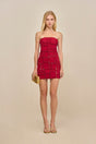 NURIT DRESS - MERLOT