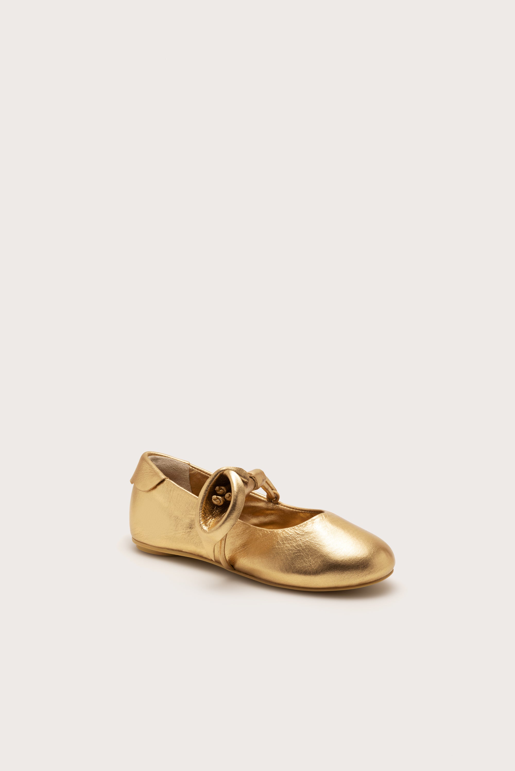 KIDS MIMI BALLET FLAT - BRASS