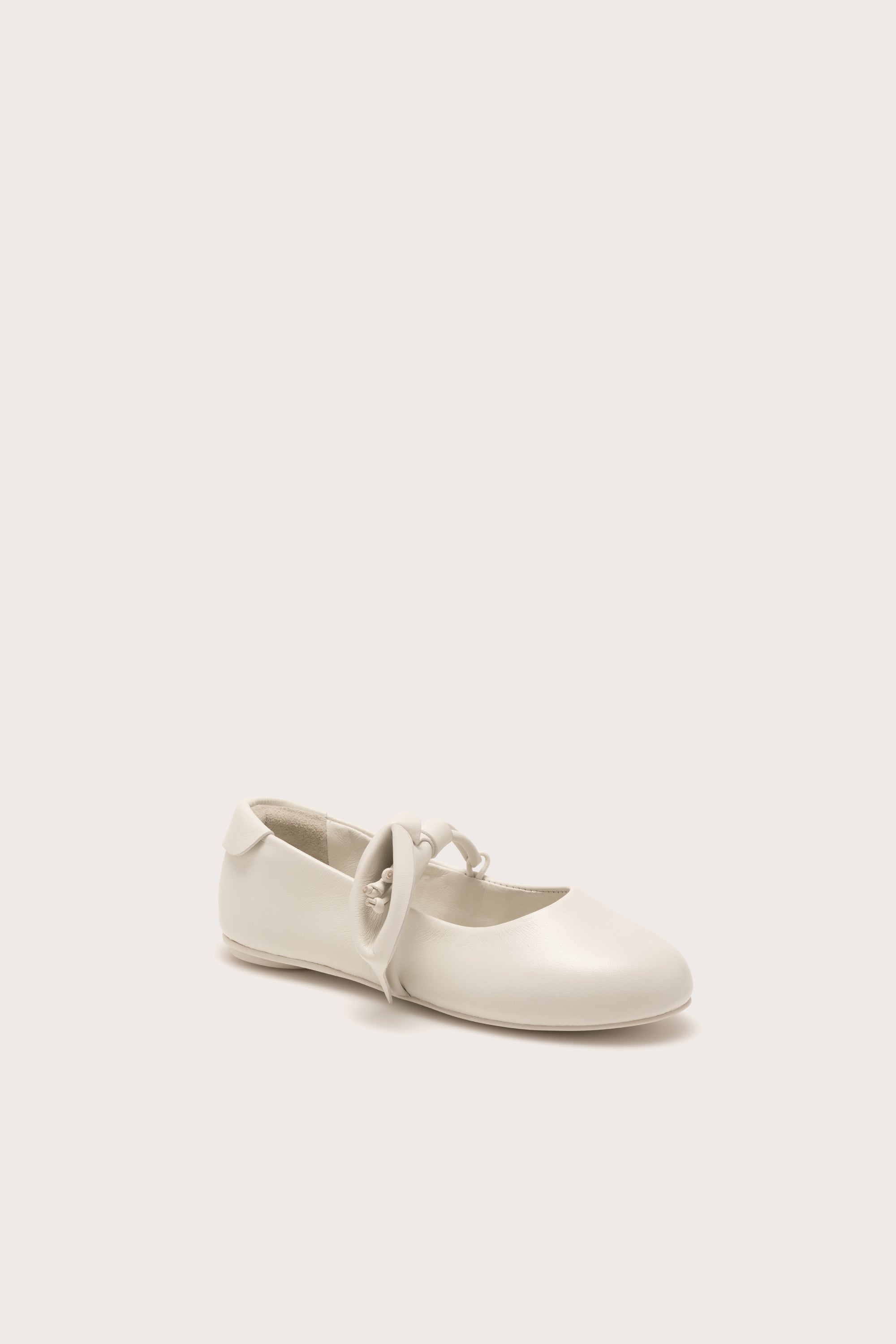 KIDS MIMI BALLET FLAT - ANTIQUE WHITE
