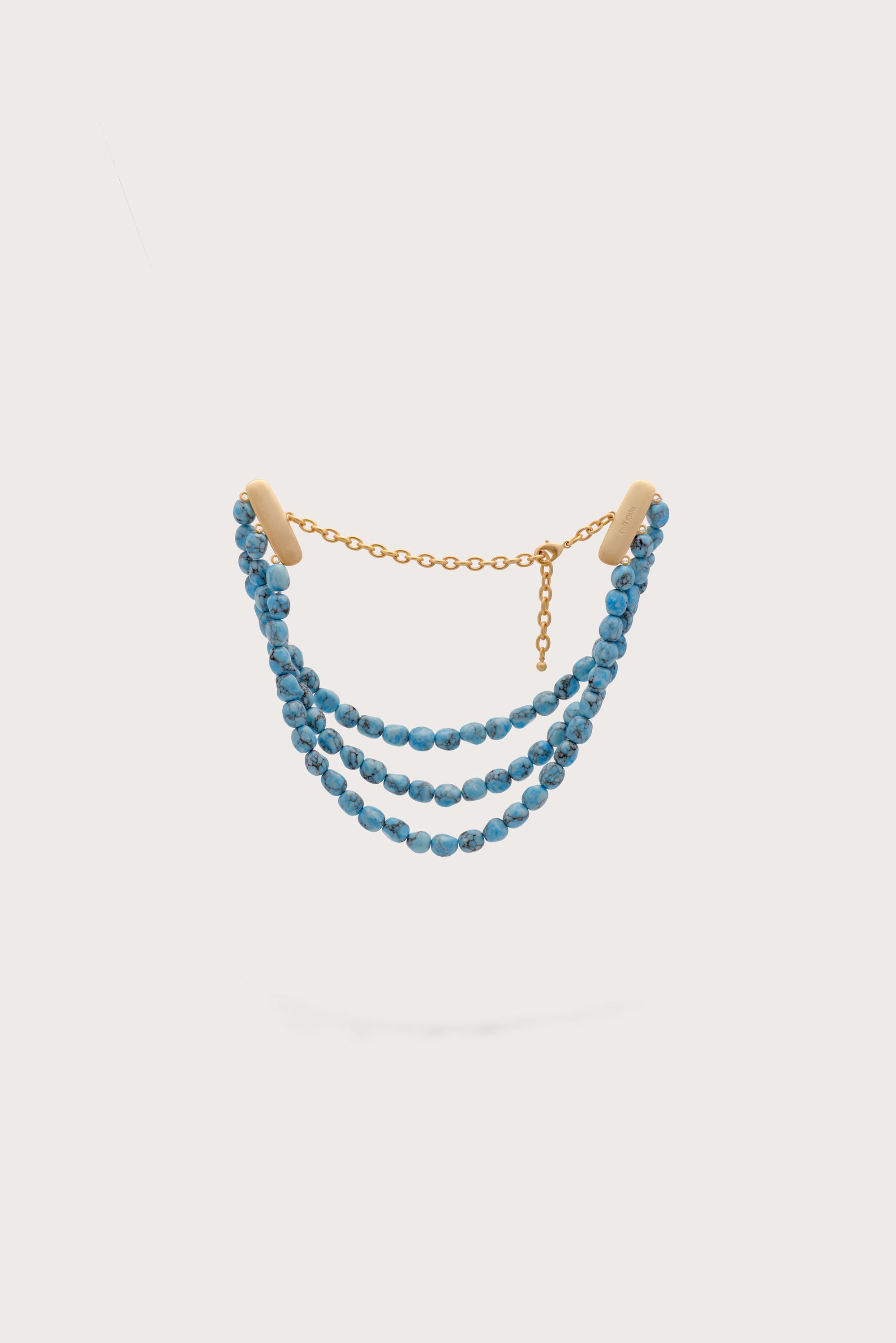 NORA CHOKER NECKLACE - IBIZA TURQUOISE