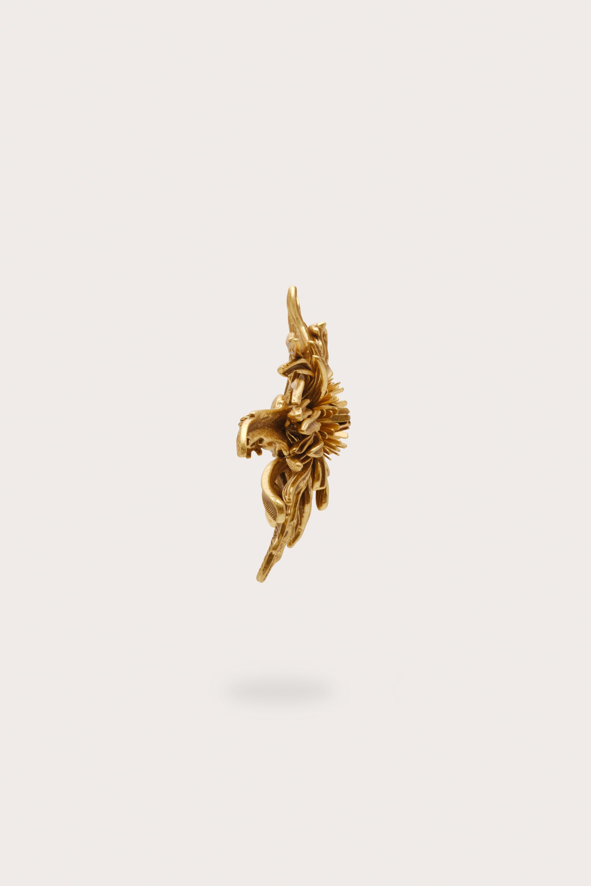 OCTAVIA BROOCH - ANTIQUE BRASS
